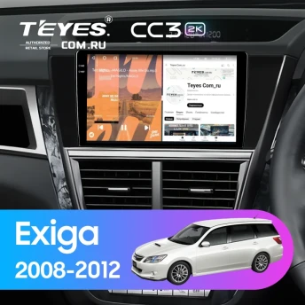 Штатная магнитола Teyes CC3 2K 6/128 Subaru Exiga (2008-2012)