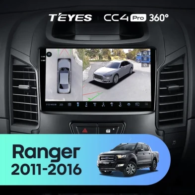 Штатная магнитола Teyes CC4 Pro 360 12/256 Ford Ranger (2011-2016) F2