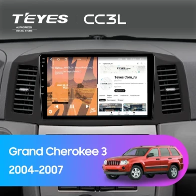 Штатная магнитола Teyes CC3L 4/64 Jeep Grand Cherokee 3 WK (2004-2007) F1
