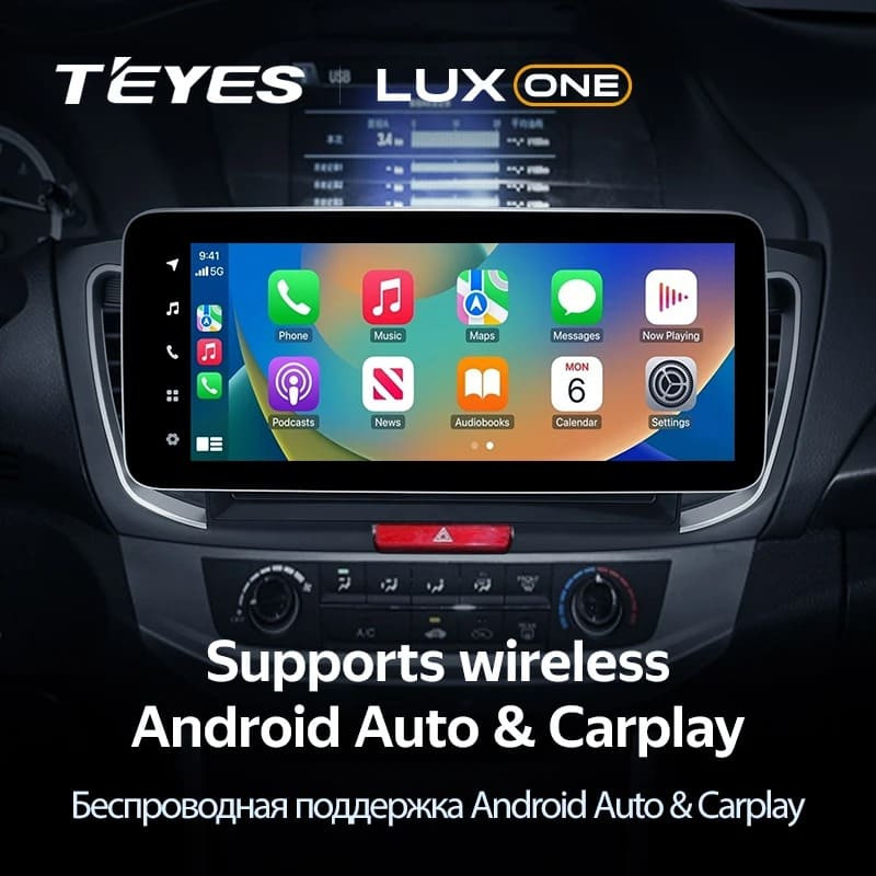 Штатная магнитола Teyes LUX ONE 4/64 Honda Accord 9 CR (2012-2018)