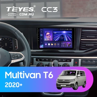 Штатная магнитола Teyes CC3 4/32 Volkswagen Multivan (T6) 2020+