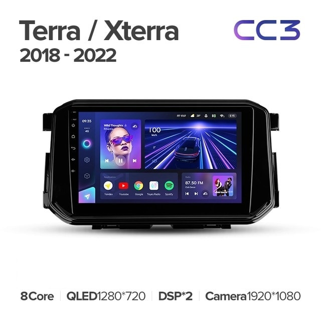 Штатная магнитола Teyes CC3 4/32 Nissan X-Terra (2018-2022)