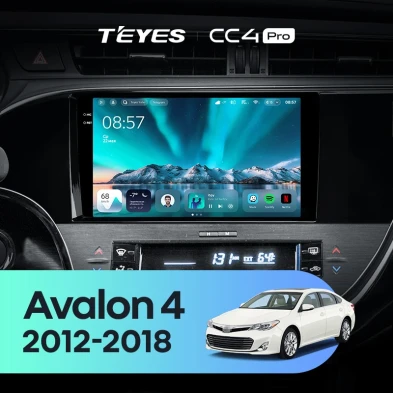 Штатная магнитола Teyes CC4 Pro 8/128 Toyota Avalon IV XX40 (2012-2018)