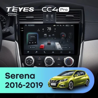 Штатная магнитола Teyes CC4 Pro 12/256 Nissan Serena (2016-2019) Тип-A
