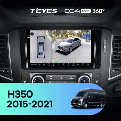 Штатная магнитола Teyes CC4 Pro 360 8/128 Hyundai H350 (2015-2021)