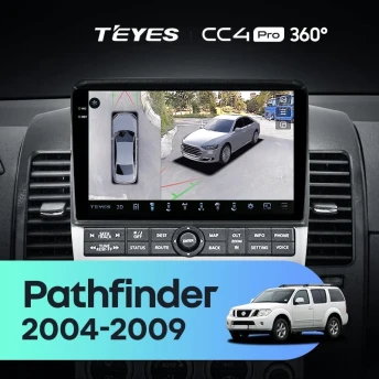 Штатная магнитола Teyes CC4 Pro 360 12/256 Nissan Pathfinder R51 (2004-2009) F2