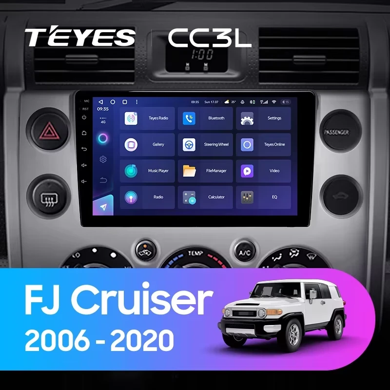 Штатная магнитола Teyes CC3L 4/32 Toyota FJ Cruiser J15 (2006-2020) F2