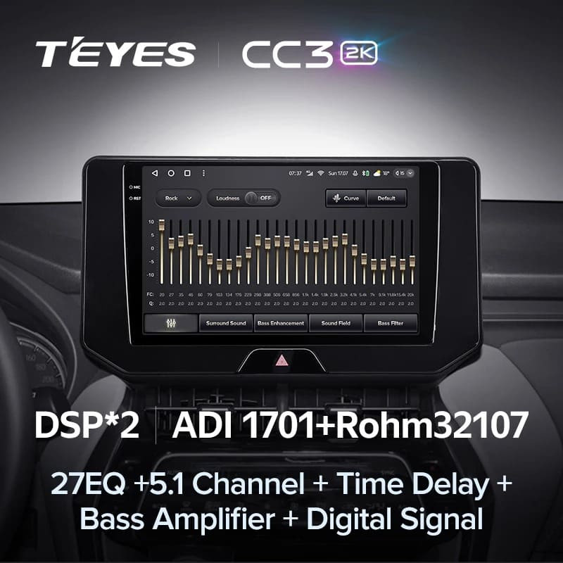 Штатная магнитола Teyes CC3 2K 4/32 Toyota Harrier 4 XU80 (2020-2022)