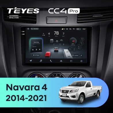 Штатная магнитола Teyes CC4 Pro 8/128 Nissan Navara D23 IV (2014-2021) Тип-B