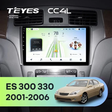 Штатная магнитола Teyes CC4L 6/64 Lexus ES250 ES300 ES330 (2001-2006)