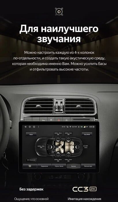 Штатная магнитола Teyes CC3 2K 6/128 Volkswagen Polo 5 (2008-2020) F1 (11")