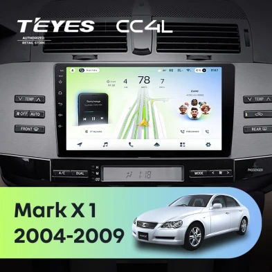 Штатная магнитола Teyes CC4L 6/64 Toyota Mark X 1 X120 (2004-2009)