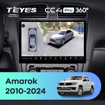 Штатная магнитола Teyes CC4 Pro 360 12/256 Volkswagen Amarok (2010-2024) (11")