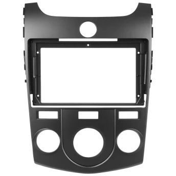 Переходная рамка Kia Cerato 2 TD (2008-2013) (чёрная) F3 (9")