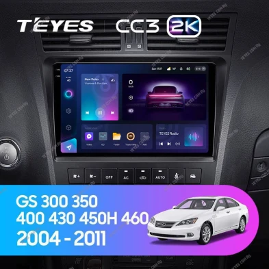 Штатная магнитола Teyes CC3 2K 4/32 Lexus GS300 350 400 430 450h 460 (2004-2011)