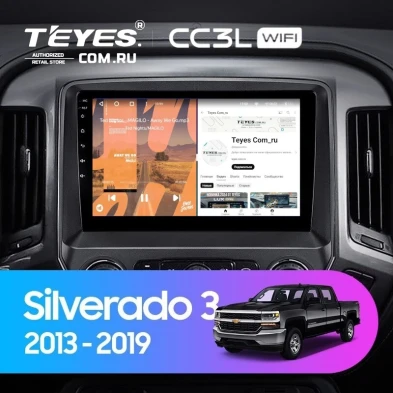 Штатная магнитола Teyes CC3L WiFi 2/32 Chevrolet Silverado 3 GMTK2 (2013-2019)
