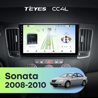 Штатная магнитола Teyes CC4L 6/64 Hyundai Sonata NF (2008-2010) F1