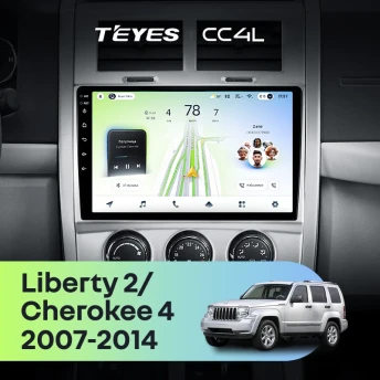 Штатная магнитола Teyes CC4L 6/64 Jeep Liberty 2 KK (2007-2012)