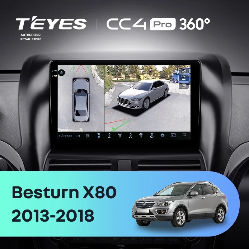 Штатная магнитола Teyes CC4 Pro 360 12/256 FAW Besturn X80 (2013-2018) F1