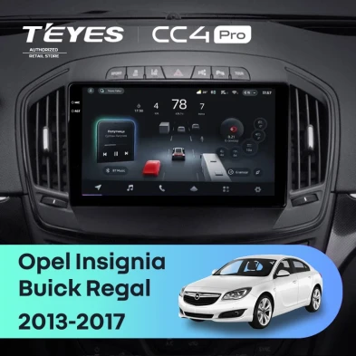 Штатная магнитола Teyes CC4 Pro 12/256 Opel Insignia (2013-2017) Тип-B