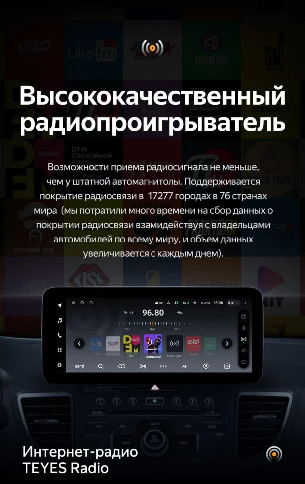 Штатная магнитола Teyes LUX ONE 6/128 Honda CR-V 4 RM RE (2011-2018) Тип-C