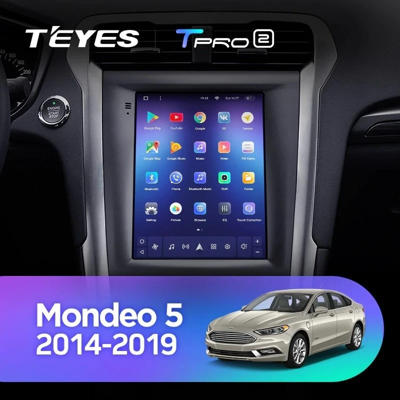 Штатная магнитола Tesla style Teyes TPRO 2 3/32 Ford Mondeo 5 (2014-2019)