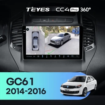 Штатная магнитола Teyes CC4 Pro 360 12/256 Geely GC6 1 (2014-2016)