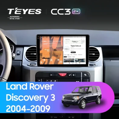 Штатная магнитола Teyes CC3 2K 4/32 Land Rover Discovery 3 (2004-2009) F2 (11")