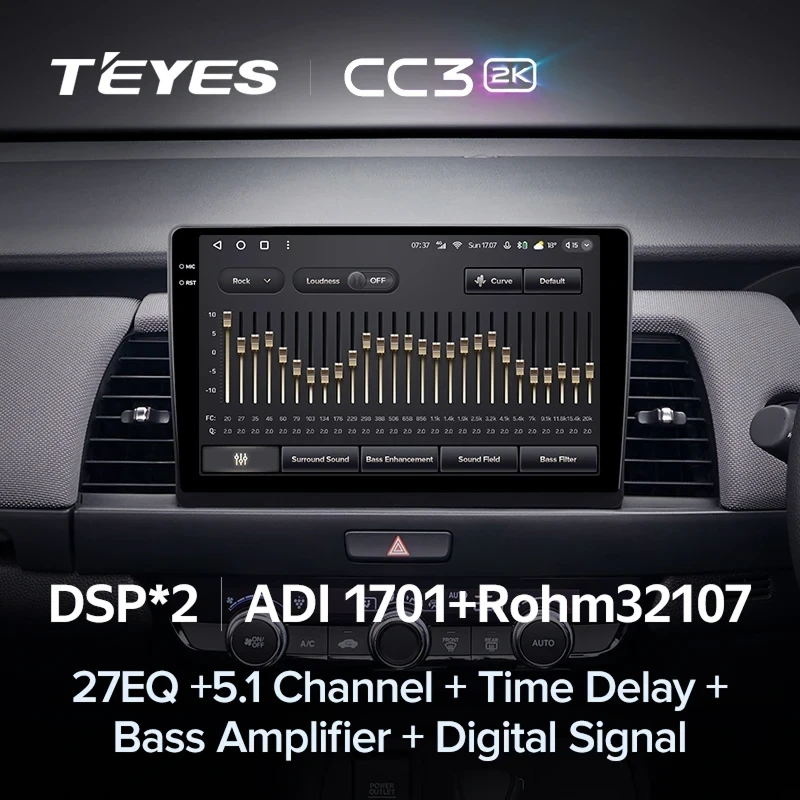 Штатная магнитола Teyes CC3 2K 360 6/128 Honda Fit 4 (2020-2024) Тип-B Правый руль