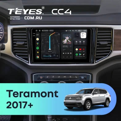 Штатная магнитола Teyes CC4 8/128 Volkswagen Teramont 2017+