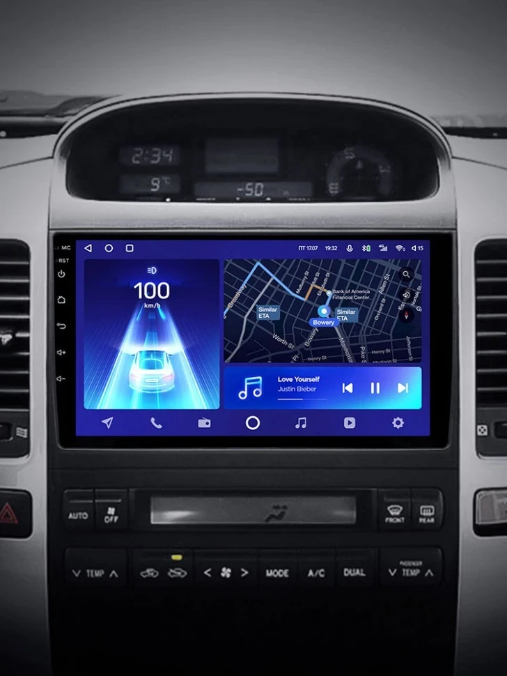 Штатная магнитола Teyes CC2 Plus 4/32 Toyota Land Cruiser Prado J120 (2002-2009) F1 Тип-A