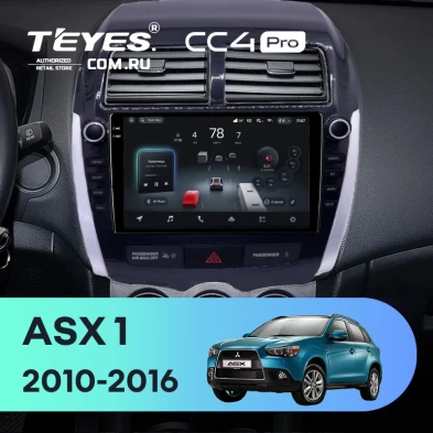 Штатная магнитола Teyes CC4 Pro 12/256 Mitsubishi ASX 1 (2010-2016) Тип-A (9")