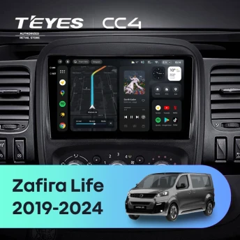 Штатная магнитола Teyes CC4 6/64 Opel Zafira Life (2019-2024)