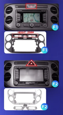 Штатная магнитола Teyes CC3 2K 6/128 Volkswagen Tiguan 1 NF (2006-2016) F1 (11")