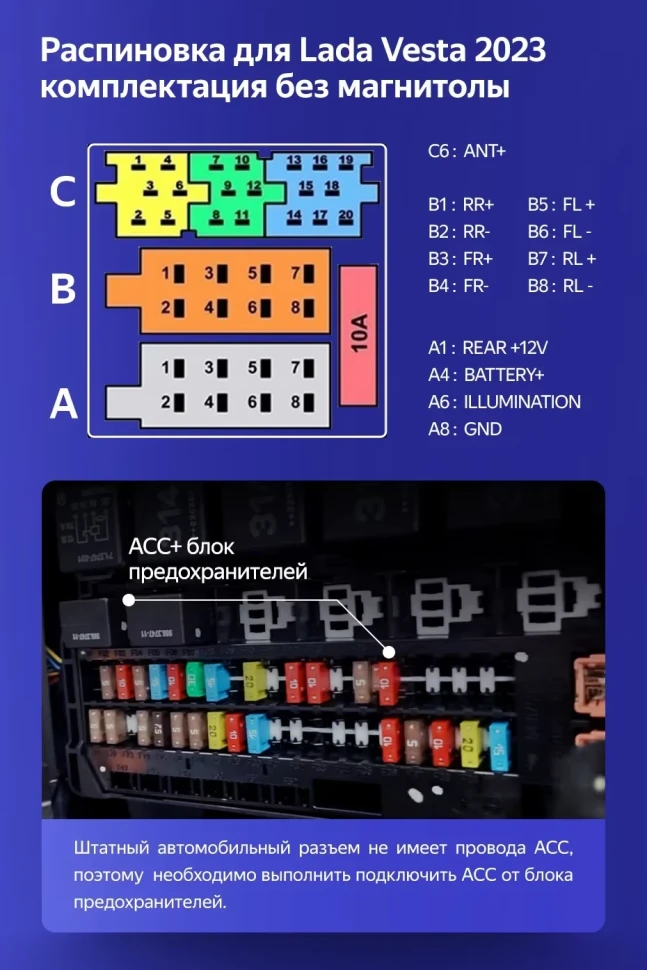 Штатная магнитола Teyes CC3 2K 360 6/128 Lada Vesta (2023-2026) F2 Тип-B (13")
