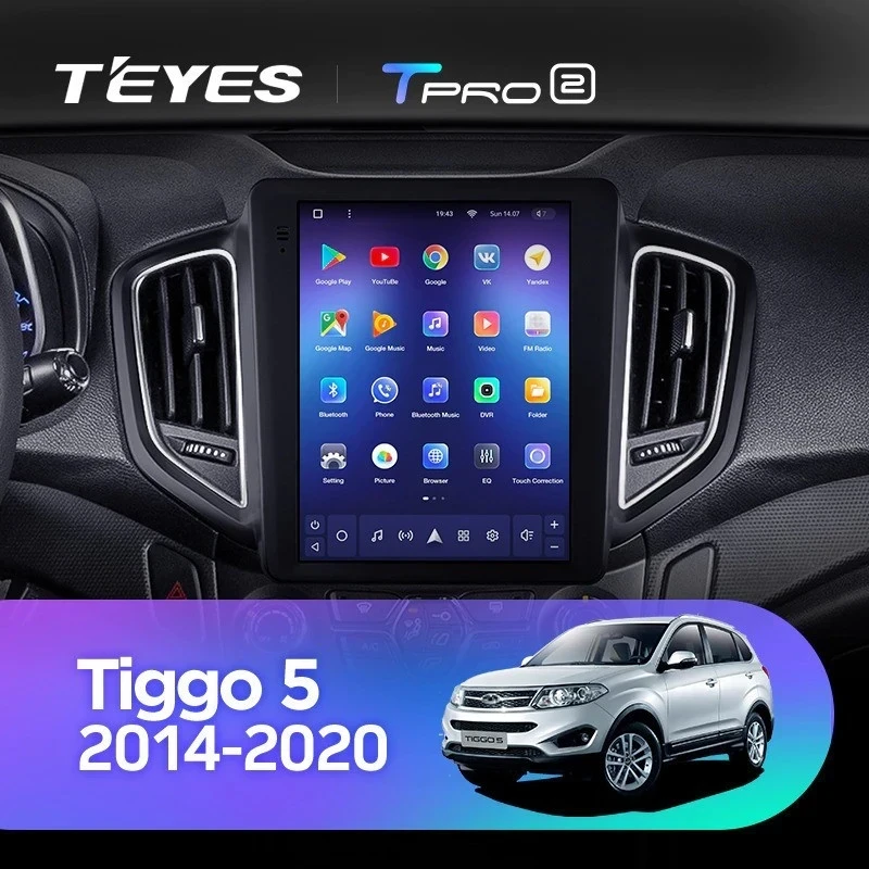 Штатная магнитола Tesla style Teyes TPRO 2 4/64 Chery Tiggo 5 (2014-2020)
