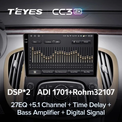 Штатная магнитола Teyes CC3 2K 6/128 Buick Lacrosse (2009-2013)