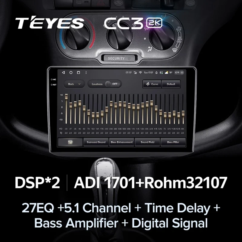 Штатная магнитола Teyes CC3 2K 360 6/128 Toyota Vitz XP10 (1999-2005) F1