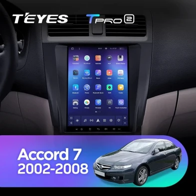 Штатная магнитола Tesla style Teyes TPRO 2 4/64 Honda Accord 7 CM UC CL (2002-2008)