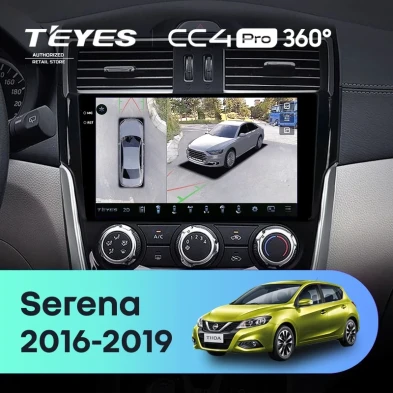 Штатная магнитола Teyes CC4 Pro 360 12/256 Nissan Serena (2016-2019) Тип-B