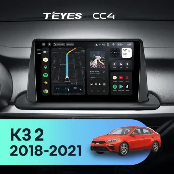 Штатная магнитола Teyes CC4 6/64 Kia K3 2 (2018-2021)