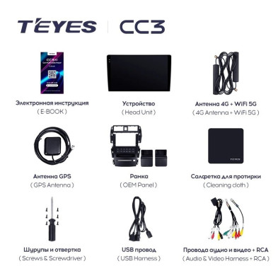 Штатная магнитола Teyes CC3L 4/64 Nissan Teana J31 (2003-2008) F2