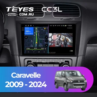 Штатная магнитола Teyes CC3L 4/32 Volkswagen Caravelle (2009-2024)