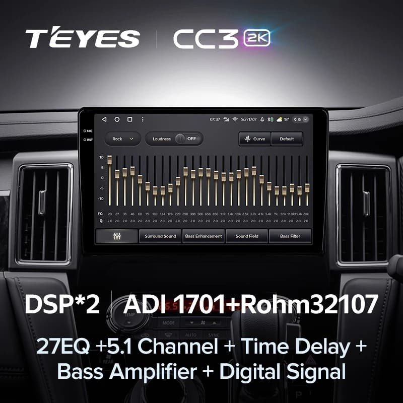 Штатная магнитола Teyes CC3 2K 4/64 Mitsubishi Delica D:5 (2018-2024)