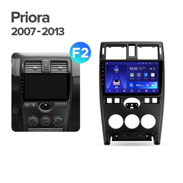 Штатная магнитола Teyes CC2 Plus 4/32 Lada Priora 1 (2007-2013) F1