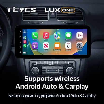 Штатная магнитола Teyes LUX ONE 4/64 Volkswagen Bora (2008-2012)