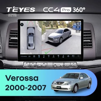 Штатная магнитола Teyes CC4 Pro 360 12/256 Toyota Verossa (2000-2007) F2 (13")
