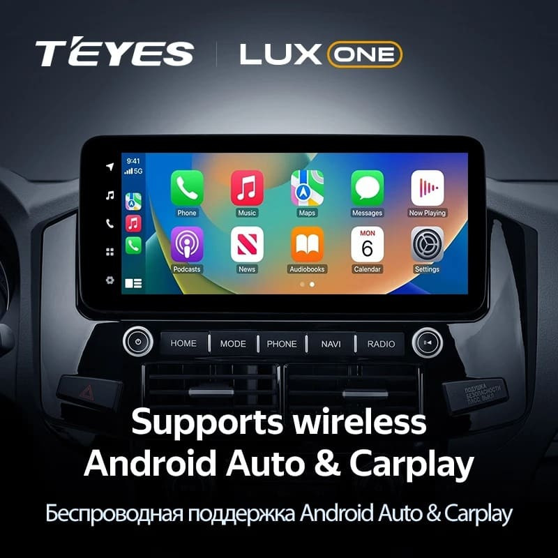Штатная магнитола Teyes LUX ONE 4/64 Mitsubishi Pajero 4 V80 V90 (2006-2024) Тип-A