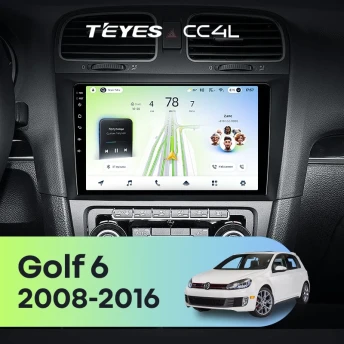Штатная магнитола Teyes CC4L 6/64 Volkswagen Golf 6 (2008-2016)