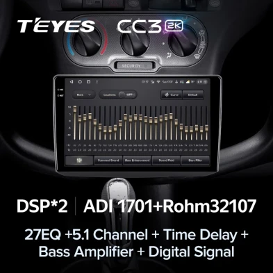 Штатная магнитола Teyes CC3 2K 4/32 Toyota Echo (1999-2005) F1